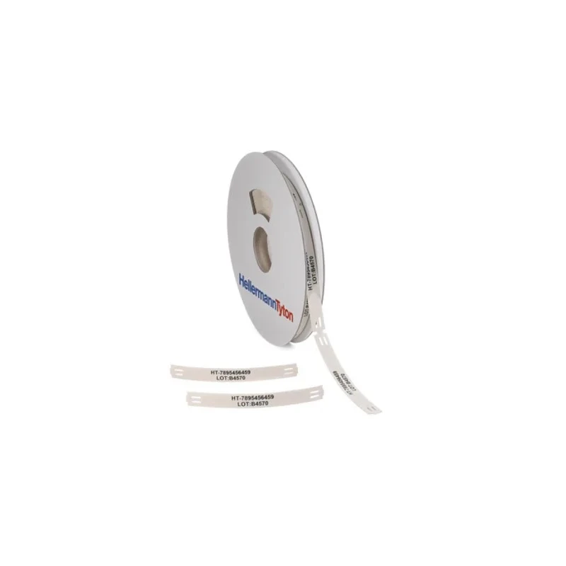 HellermannTyton White Polyolefin Cable Labels 100 mm Width, 100 mm Length, Pack of 120 556-21079 TIPTAG15X100WH-PO-WH
