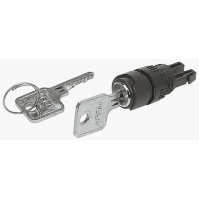 APEM A01 2-Position Latching Key Switch Head with 16 mm Cutout A018223