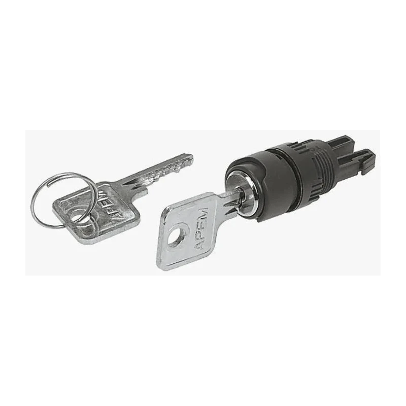APEM A01 2-Position Latching Key Switch Head with 16 mm Cutout A018223