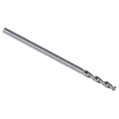 Dormer High Speed Cobalt Drill Bit, 1.5mm Shank Size, 32mm Overall Length, 3-Flute Helical, Bright Uncoated A9201.5