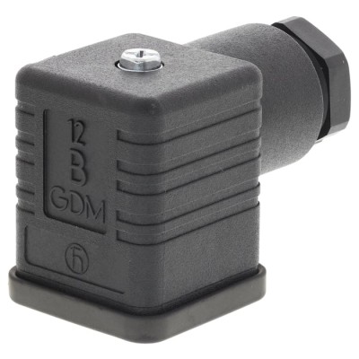 Telemecanique Sensors 2 Pole Type A DIN 43650 Solenoid Connector Female with Indicator Light, 240V Voltage XZCC43FCP40B
