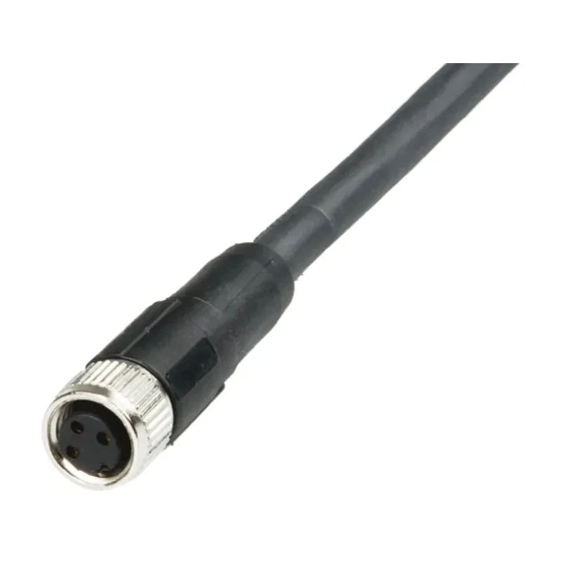 Telemecanique Sensors Female 1/2 In Circular, Straight to 3 Way Unterminated Sensor Actuator Cable, 5 m XZCP1865L5