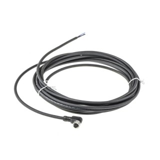 Telemecanique Sensors Female 3 Way Right Angle to Unterminated 3 Way Free End Sensor Actuator Cable 5m XZCP0666L5