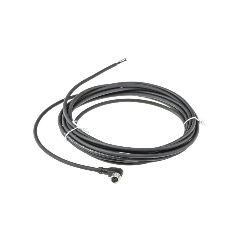 Telemecanique Sensors Female 3 Way Right Angle to Unterminated 3 Way Free End Sensor Actuator Cable 5m XZCP0666L5