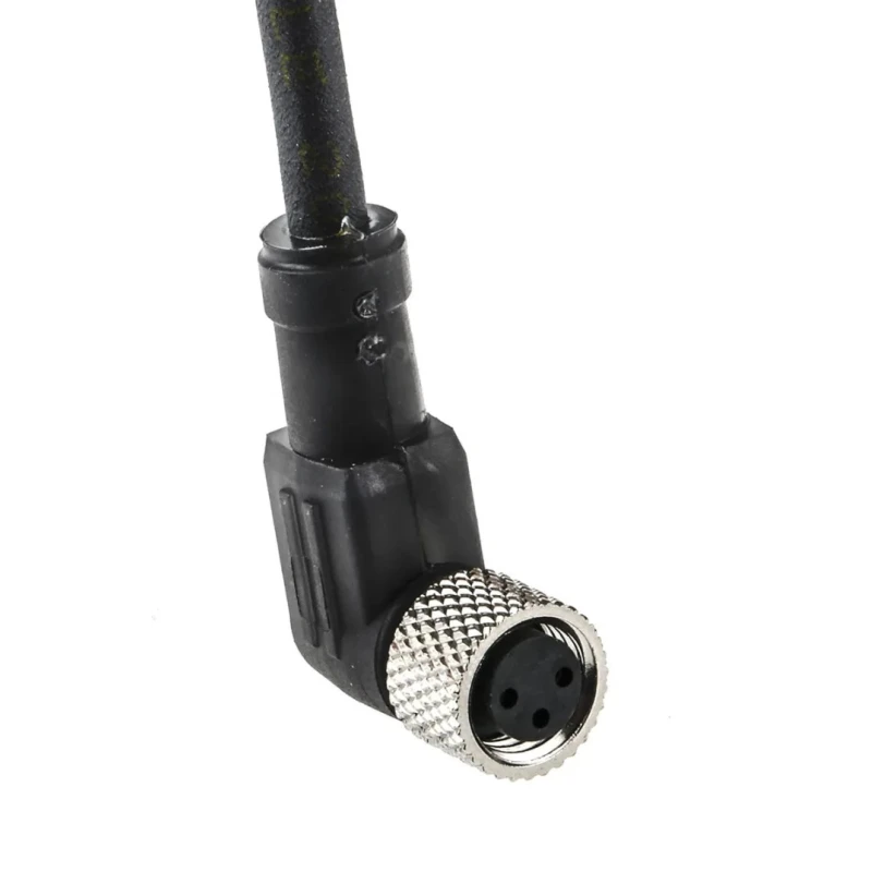 Telemecanique Sensors Female 3 Way Right Angle to Unterminated 3 Way Free End Sensor Actuator Cable 5m XZCP0666L5