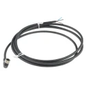 Telemecanique Sensors Female 4 Way Right Angle to Unterminated 3 Way Free End Sensor Actuator Cable 2m XZCP1041L2