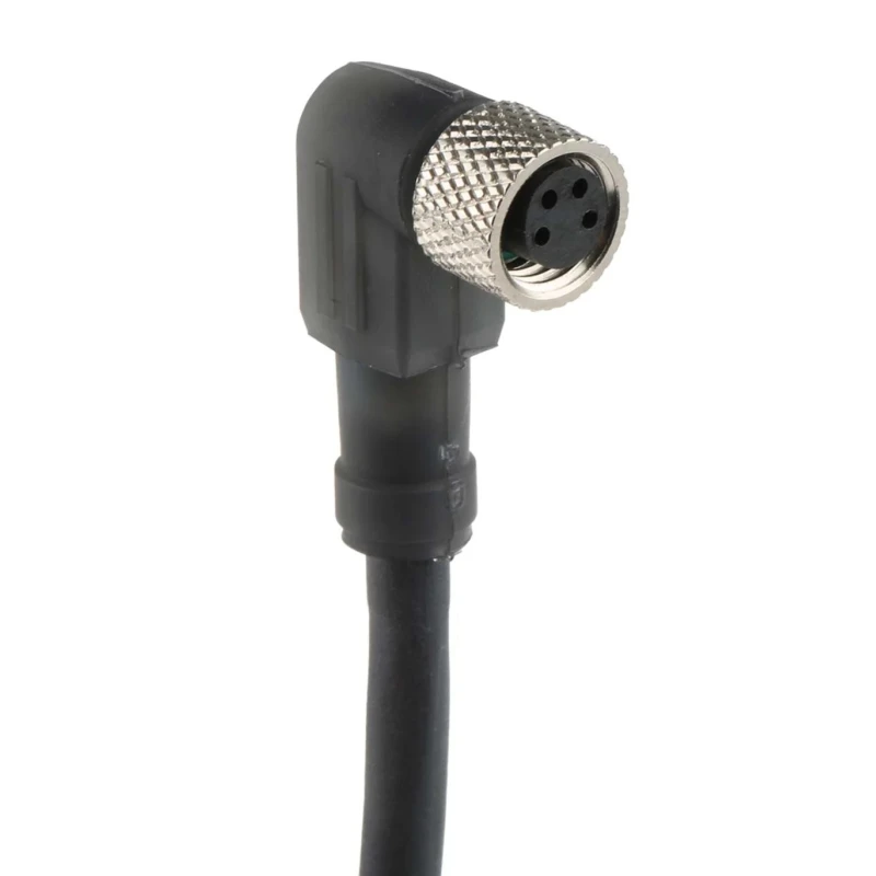 Telemecanique Sensors Female 4 Way Right Angle to Unterminated 3 Way Free End Sensor Actuator Cable 2m XZCP1041L2