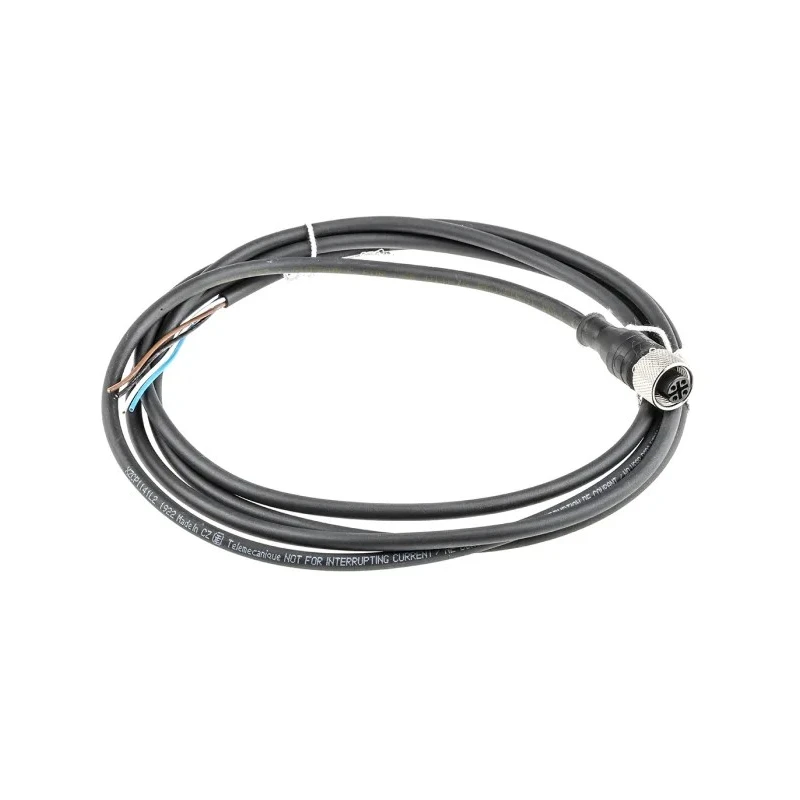Telemecanique Sensors Female 4 Way Straight to Unterminated Free End Sensor Actuator Cable, 2 m XZCP1141L2