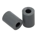 Essentra Chlorinated Polyvinyl Chloride Round Spacer 9.5 mm Diameter, 4.4 mm Bore Diameter, 12.7 mm Height SS 8 4L