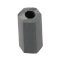 Essentra Hex Spacer Chlorinated Polyvinyl Chloride Bore Diameter 2.6mm Height 9.5mm HS 4 3