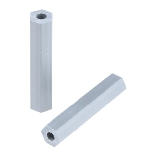 Essentra Hex Spacer Chlorinated Polyvinyl Chloride Bore Diameter 2.8mm Height 31.8mm HS 6 10