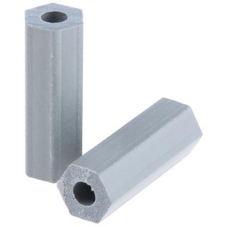 Essentra Hex Spacer Bore Diameter 2.8mm Height 19.1mm Chlorinated Polyvinyl Chloride HS 6 6