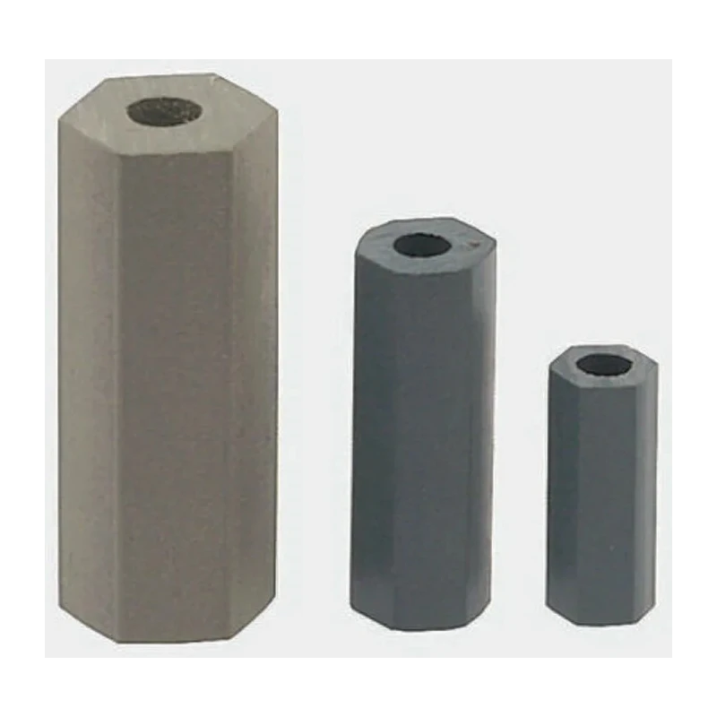 Essentra Hex Spacer Chlorinated Polyvinyl Chloride Bore Diameter 3.6mm Height 19.1mm HS 8 6