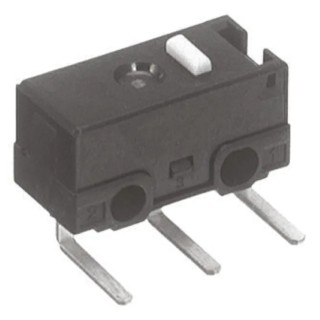 Panasonic Ultra Miniature Pin Plunger Micro Switch, Right Angle PCB Terminal, 100mA, 125V AC, 30V DC, SPCO AH178061-A