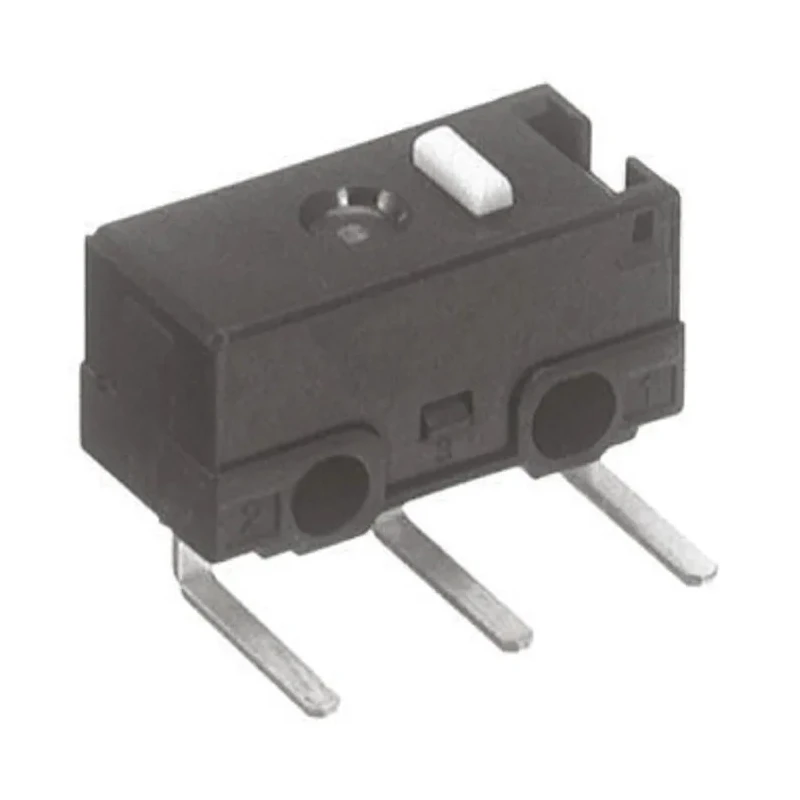Panasonic Ultra Miniature Pin Plunger Micro Switch, Right Angle PCB Terminal, 100mA, 125V AC, 30V DC, SPCO AH178061-A