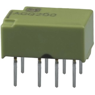 Panasonic Signal Relay PCB Mount, 4.5V DC Coil, 1A Switching Current, DPDT Contact Configuration AGQ2104H