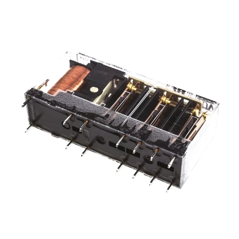 Panasonic PCB Force Guided Relay 24V DC Coil Voltage 6-Pole 3PDT SFS6-DC24V