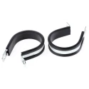 JCS Hi-Torque 40 mm ID Black Rubber Zinc Plated Steel P-Clip PCZR40RS