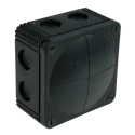 WISKA Combi Series Black Polypropylene Reinforced Fibreglass Junction Box IP67 IP68 IP66 110mm x 110mm x 66mm 61779