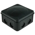 WISKA Combi Series Black Polypropylene Reinforced Fibreglass Junction Box IP67 IP68 IP66 110mm x 110mm x 66mm 61779
