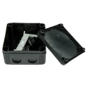 WISKA Combi Series Black Polypropylene Reinforced Fibreglass Junction Box IP67 IP68 IP66 110mm x 110mm x 66mm 61779
