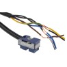 Telemecanique Sensors Limit Switch Pre-Cabled Connection OsiSense XC Series 2-Pole 2m Cable Length ZCMC25L2