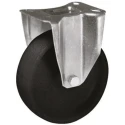 LAG Fixed Castor Wheel 200 kg Load Capacity 100 mm Polyamide Wheel Galvanised Steel Frame 18863