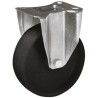 LAG Fixed Castor Wheel 200 kg Load Capacity 100 mm Polyamide Wheel Galvanised Steel Frame 18863