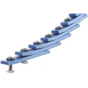 Fenner Drives Twist Link Belting 17mm Width 1m Length Polyurethane Polyethylene Terephthalate Material Maximum L02B1EN