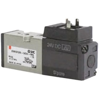SMC Pneumatic Solenoid Valve 5/2 Solenoid Metric VK3000 Series 24V dc