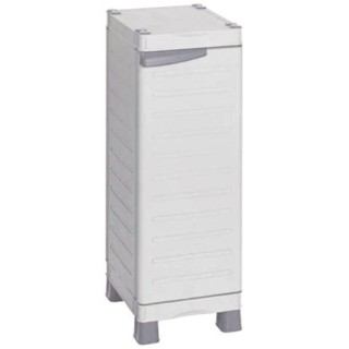 RS PRO 1 Door Polypropylene Floor Standing Storage Cabinet 976 mm Height 438 mm Width 350 mm Depth 698-7809
