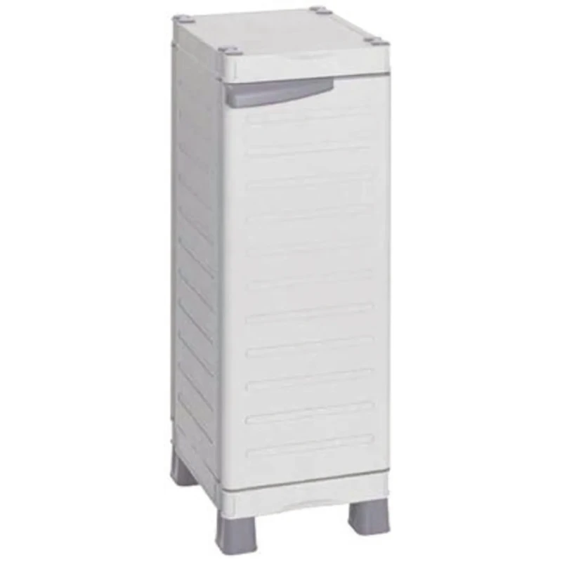 RS PRO 1 Door Polypropylene Floor Standing Storage Cabinet 976 mm Height 438 mm Width 350 mm Depth 698-7809