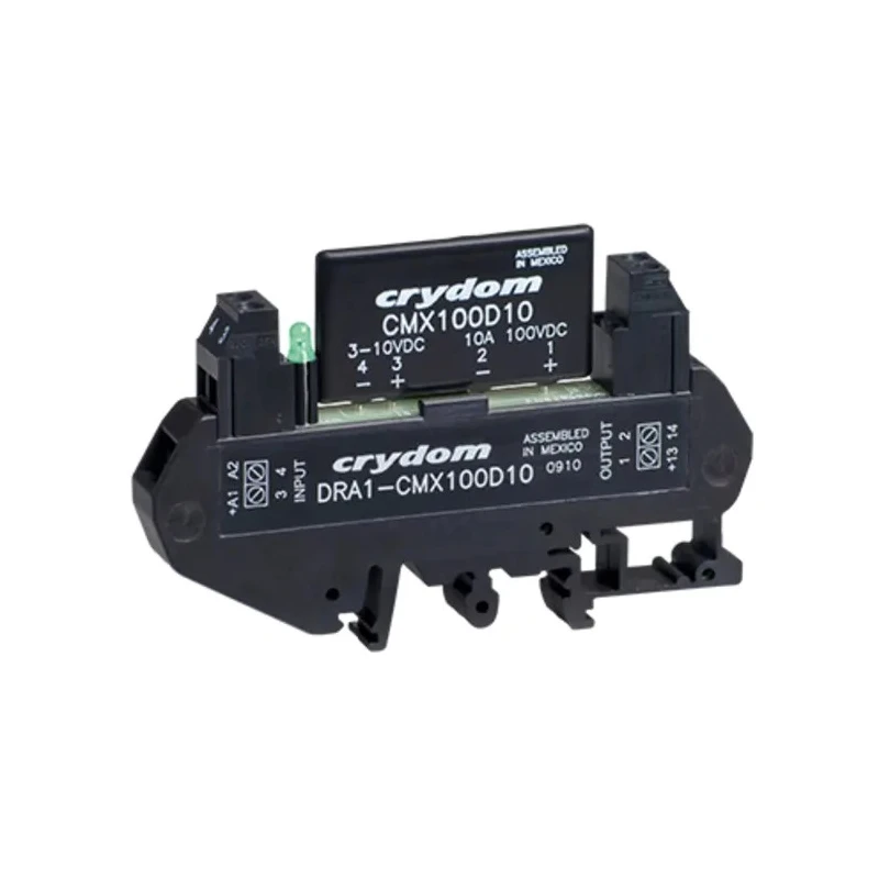 Sensata / Crydom Solid State Interface Relay, Control Voltage 28V DC, DIN Rail Mount, 10A Load Current DRA1-CMXE100D10