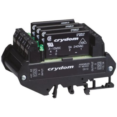 Sensata / Crydom DRA4 CX Solid State Interface Relay, Control Voltage 32V DC, DIN Rail Mount Screw Terminal 