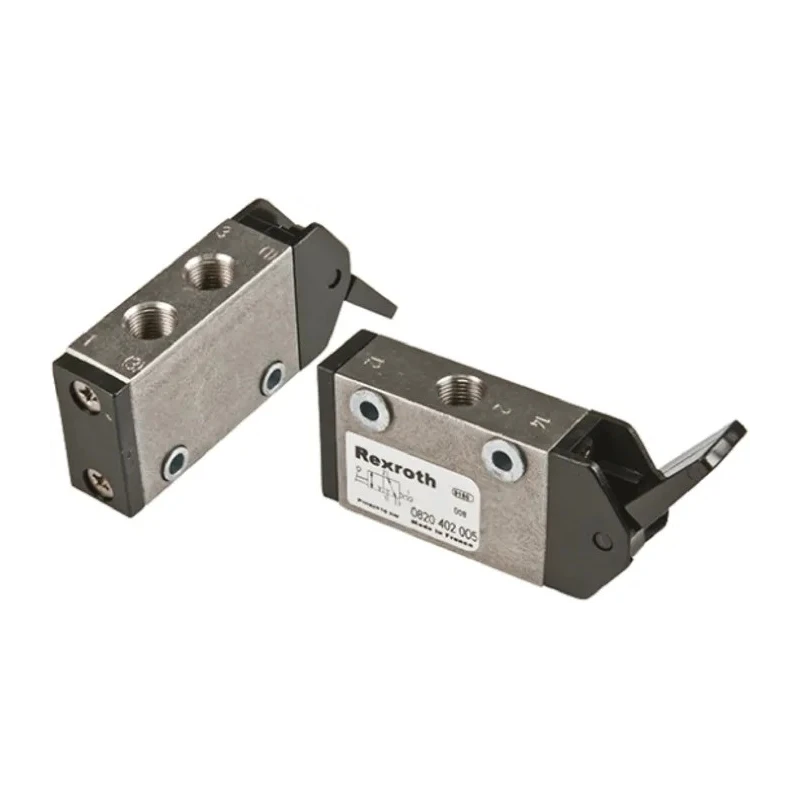 EMERSON ? AVENTICS Lever Pneumatic Manual Control Valve ST Series, G 1/8 in, 3/2 Valve Function, Stainless Steel 0820402005