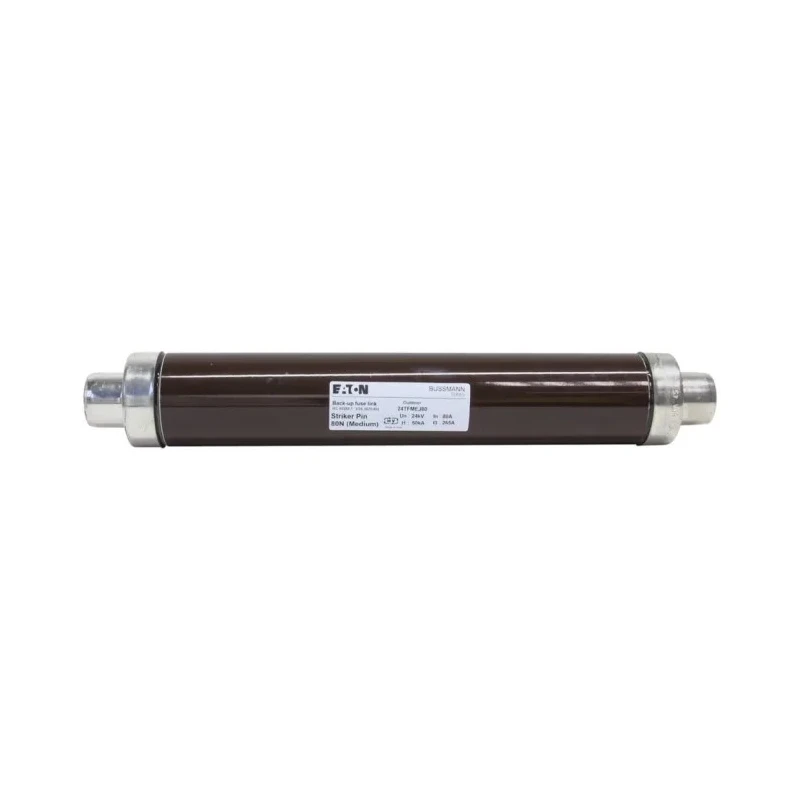 Eaton Cartridge Fuse 80A Current, 24kV AC Voltage, 76 x 442 mm Medium Acting Bussmann Series 24TFMEJ80