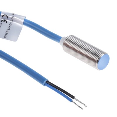 Baumer Threaded Barrel Inductive Proximity Sensor M12 x 1, NAMUR Output, 2 mm Detection, 30 V DC, 4mA IFRM 12X9503