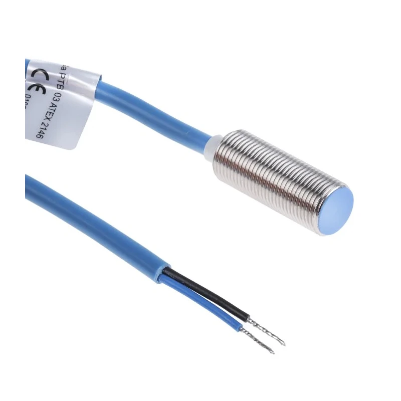 Baumer Threaded Barrel Inductive Proximity Sensor M12 x 1, NAMUR Output, 2 mm Detection, 30 V DC, 4mA IFRM 12X9503