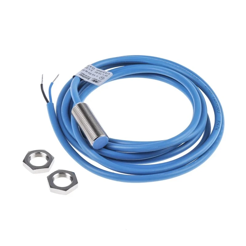 Baumer Threaded Barrel Inductive Proximity Sensor M12 x 1, NAMUR Output, 2 mm Detection, 30 V DC, 4mA IFRM 12X9503