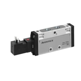 EMERSON ? AVENTICS Pneumatic Solenoid Valve Pilot G 1/8 Inch Manifold Strip Mount 24V DC 5 Ports 10 bar TC08 0820060076
