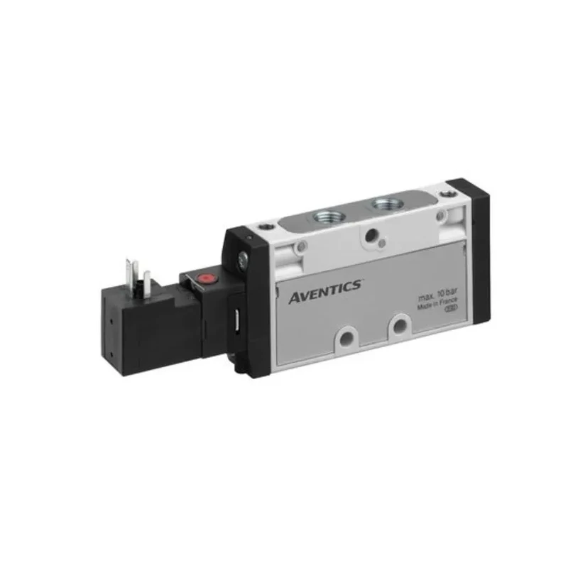 EMERSON ? AVENTICS Pneumatic Solenoid Valve Pilot G 1/8 Inch Manifold Strip Mount 24V DC 5 Ports 10 bar TC08 0820060076