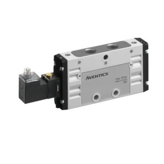 EMERSON ? AVENTICS Pneumatic Solenoid Valve Pilot/Spring G TC15 Series 1/4 in G Port, 24V DC, 10 bar Max Pressure TC15