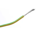 RS PRO Green Yellow Hook Up Wire 11 AWG 32 x 0.2 mm Core Strands 100 m Silicone Rubber 265-3038