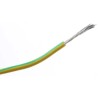 RS PRO Green Yellow Hook Up Wire 11 AWG 32 x 0.2 mm Core Strands 100 m Silicone Rubber 265-3038