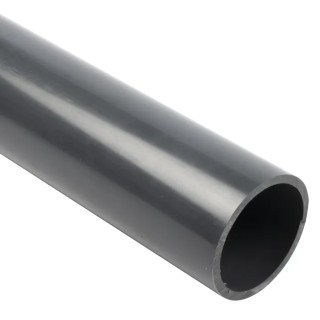 Georg Fischer PVC Pipe 2 m Long x 114.3 mm Outside Diameter x 8.4 mm Wall Thickness 20014B144