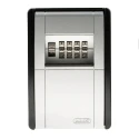 ABUS Zinc Wall Mount Key Lock Box Silver Black 80mm Width 115mm Height 43mm Depth 4-Digit PIN Code 787