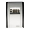 ABUS Zinc Wall Mount Key Lock Box Silver Black 80mm Width 115mm Height 43mm Depth 4-Digit PIN Code 787