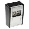 ABUS Zinc Wall Mount Key Lock Box Silver Black 80mm Width 115mm Height 43mm Depth 4-Digit PIN Code 787