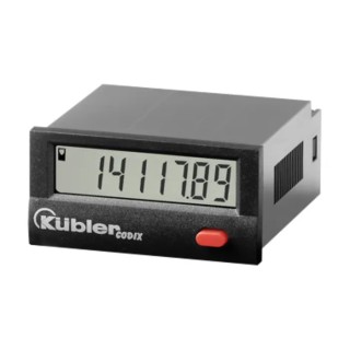 Kubler CODIX 141 7 Digit LCD Hour Meter Counter with EEPROM Storage and Transistor Output 6.141.012.300