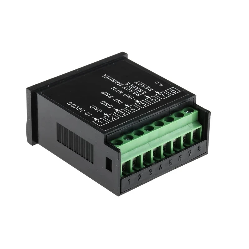 Kubler CODIX 141 7 Digit LCD Hour Meter Counter with EEPROM Storage and Transistor Output 6.141.012.300